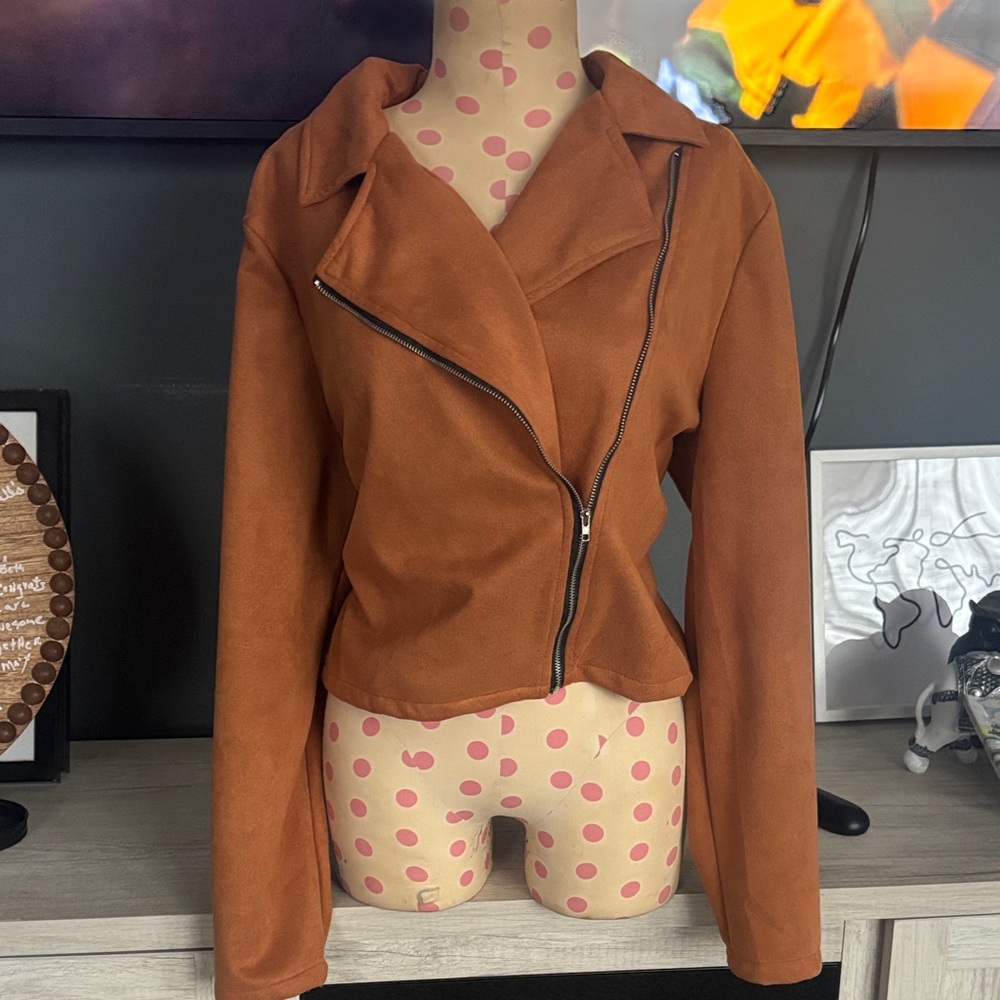Women's Brown Suede Jacket